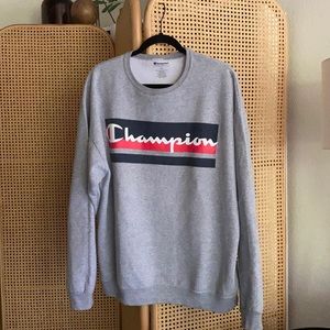 Plus size Champion Crewneck